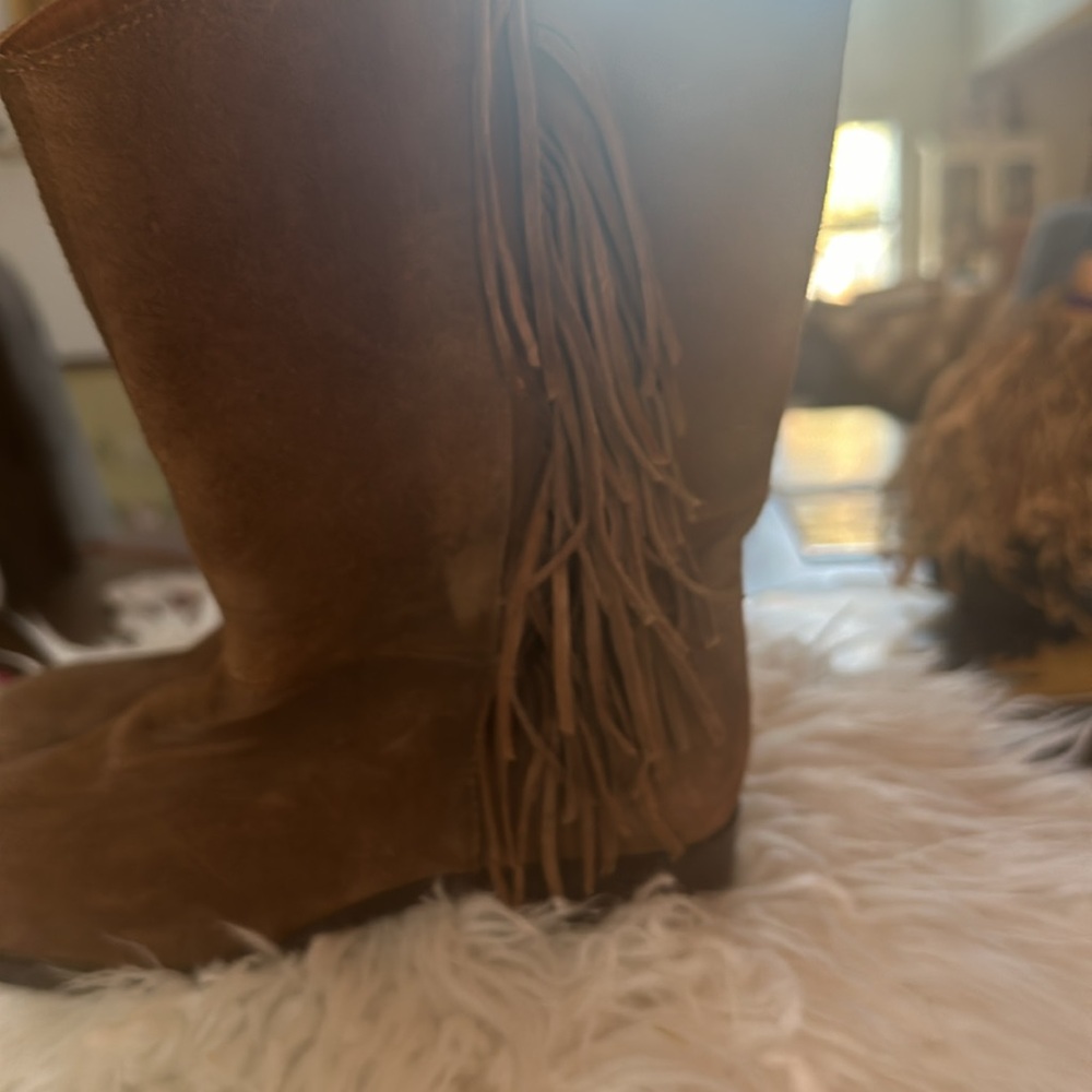 Polo Ralph Lauren Vintage Suede Fringe calf boot - Picture 2 of 6